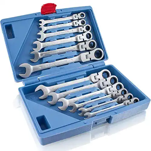 Ringmaulschlüssel BITUXX 12 Teilig Werkzeug Set