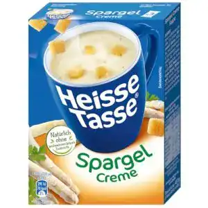 Heisse Tasse Erasco Spargel-Creme mit Croûtons, 12 x 450 ml