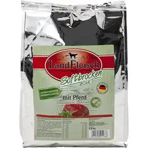 LandFleisch-Hundefutter Landfleisch Dog Softbrocken mit Pferd