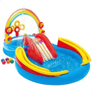 Planschbecken Intex Rainbow Ring Play Center – 297 x 193 x 135 cm