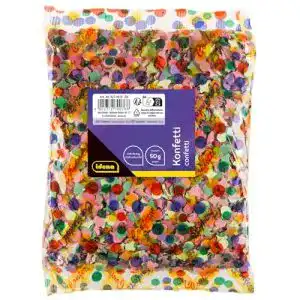 Konfetti Idena 8270076, 50 g, Mehrfarbig, aus Papier, Dekoration