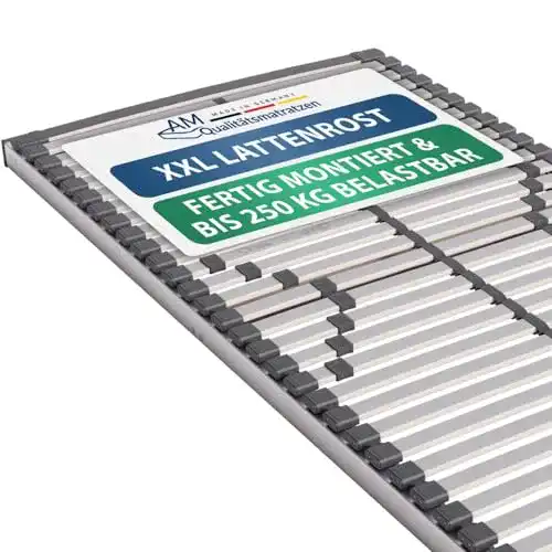 XXL-Lattenrost AM Qualitätsmatratzen Stabiler Lattenrost 90×200