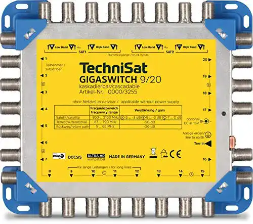 TechniSat-Multischalter TechniSat GigaSwitch Multischalter 9/20
