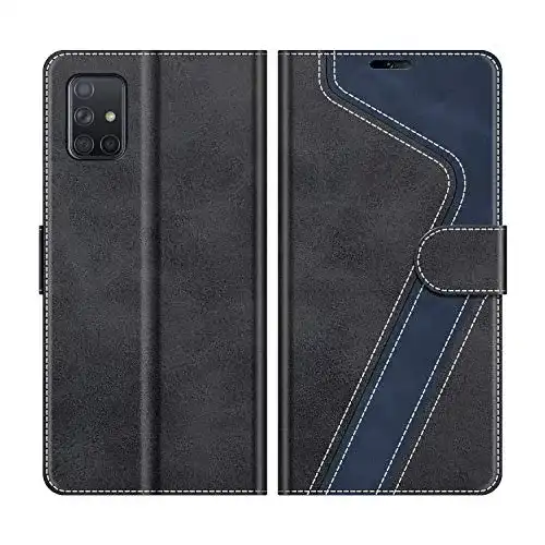 Samsung-Galaxy-A51-Hülle MOBESV, Hülle Leder, Klapphülle