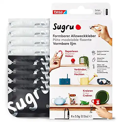 Tesa-Sugru tesa Sugru by – Formbarer Allzweckkleber, 8er-Pack, 8 x