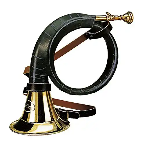 Jagdhorn Fritzmann Fürst Plesshorn mit Echtlederumwicklung