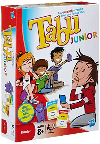 Spiele ab 8 Jahren Hasbro Tabu Junior, kindergerechtes Erklärspiel