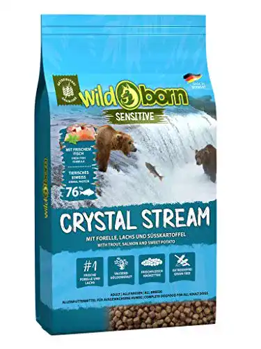 Hundefutter hoher Fleischanteil Wildborn Crystal Stream 500g