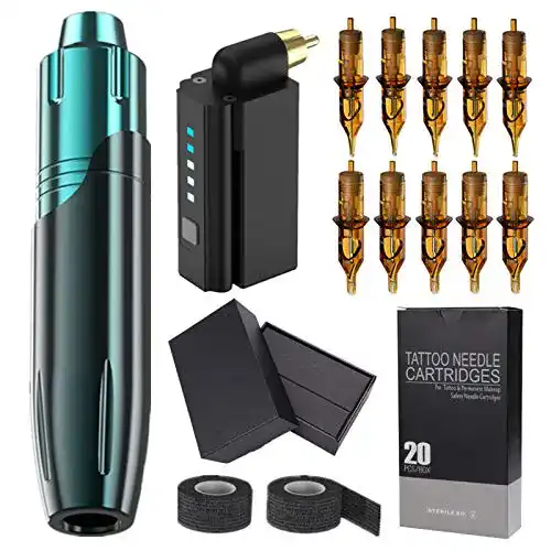 Permanent-Make-up-Maschine GJXJY Wireless Battery Tattoo Pen