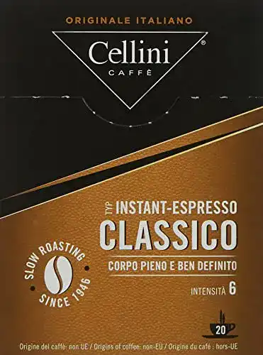 Espresso-Sticks Cellini Instant-Sticks, 20 Sticks à 1,8 g (1 x 36 g)