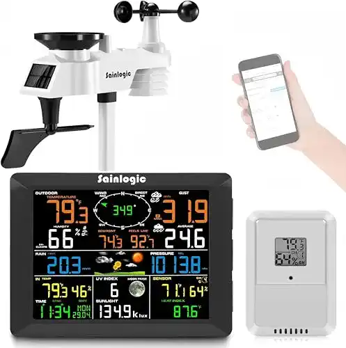 Die beste Wetterstation WLAN sainlogic Profi WLAN Wetterstation, Smart WiFi 2026 Test Bestseller Wetterstation WLAN sainlogic Profi WLAN Wetterstation, Smart WiFi