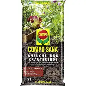 Anzuchterde Compo SANA Anzucht- und Kräutererde 5 Liter