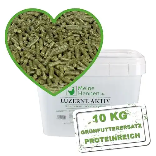 Luzernepellets Meine Hennen Luzerne AKTIV PELLETS 10kg Eimer