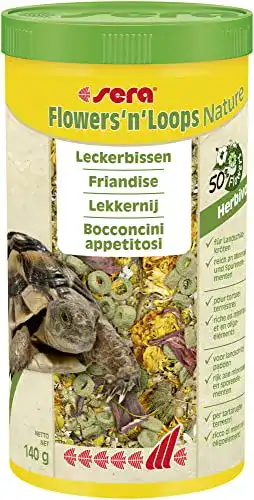 Schildkröten-Futter sera Flowers and Loops Nature 1000 ml