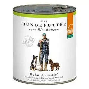 Bio-Nassfutter Hund defu Huhn Sensitive Hunde-Menü