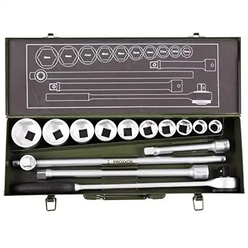 Steckschlüsselsatz 3/4 Zoll Proxxon 23300, 22-50 mm, 15-teilig