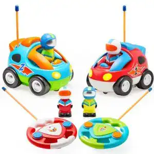 Ferngesteuertes Auto ab 3 Jahre JOYIN 2 Kartoon RC Rennauto