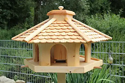 Vogelhaus groß garten-deko-fuchs XXL (V52) Lärchenholz