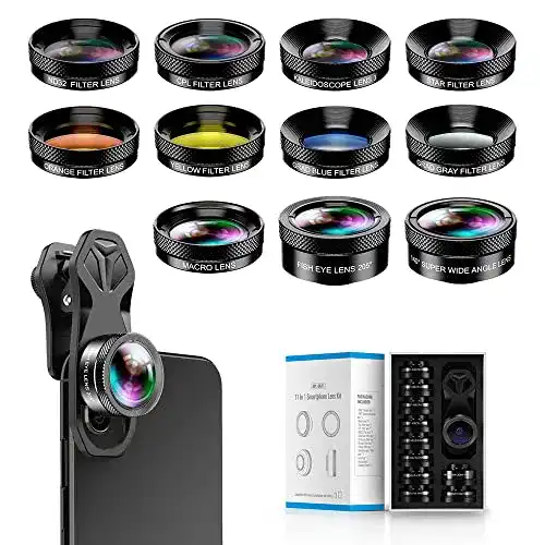 Fisheye-Objektiv Handy MIAO LAB Apexel 11-in-1 Objektiv Set