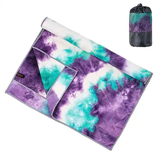 Yoga Handtuch adorence rutschfest Noppen verbesserte PVC-Griffe