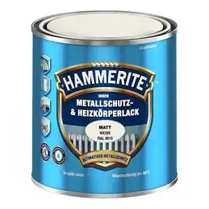 Heizkörperlack HAMMERITE Innen Metallschutz RAL 9010 Matt 0,5L