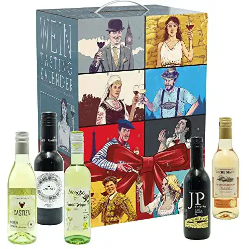 Wein-Adventskalender Kalea Wein Tasting Verkostungsbox | 24