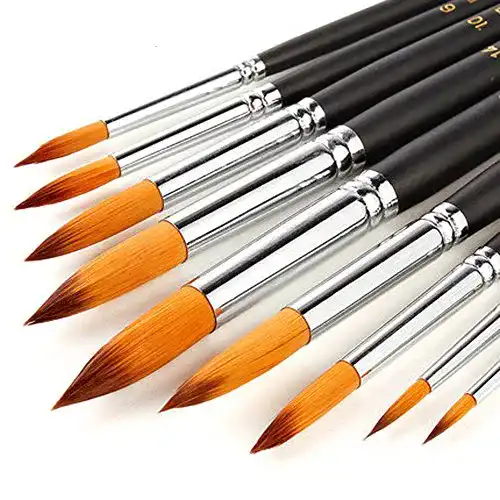 Aquarellpinsel WLOT Pinsel Set für acrylfarben aquarell malen
