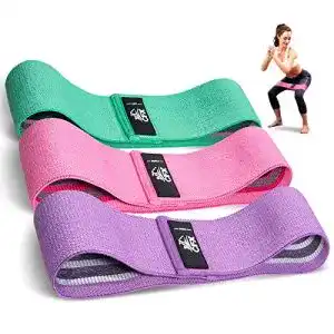 Fitnessband CFX Resistance Hip Bands, Fitnessbänder Set Yogagurt in 3 Zugkraftstärken Trainingsband Yogaband