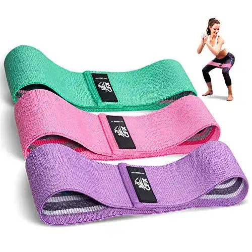 Fitnessband CFX Resistance Hip Bands, Fitnessbänder Set Yogagurt in 3 Zugkraftstärken Trainingsband Yogaband