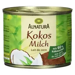 Kokosmilch Alnatura Bio, vegan, 12er Pack (12 x 200 ml)