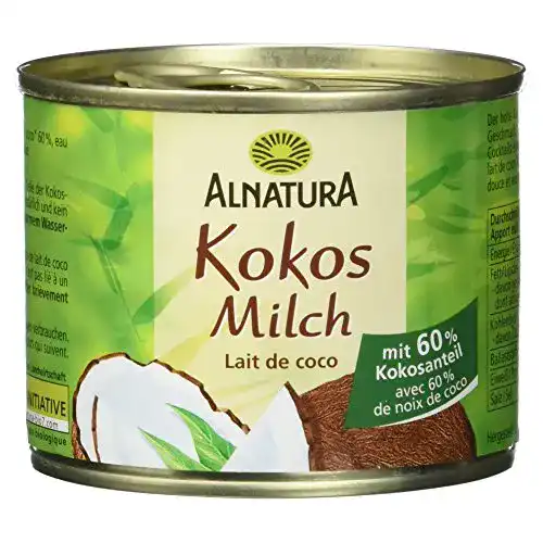 Kokosmilch Alnatura Bio, vegan, 12er Pack (12 x 200 ml)