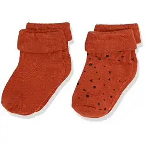 Babysocken Noppies Unisex Baby U 2pck Maxiem Socken, Braun