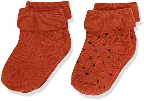 Babysocken Noppies Unisex Baby U 2pck Maxiem Socken, Braun