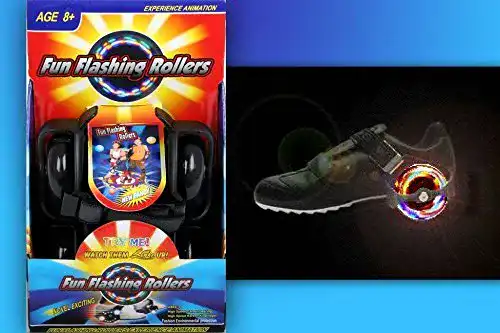Fersenroller TE-Trend LED Flashroller Street Gliders Rollen Schuhe