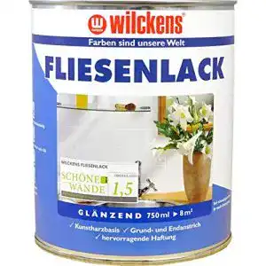 Fliesenlack Wilckens Lacke glänzend Weiß 750 ml