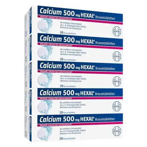 Calcium-Brausetablette Hexal Calcium 500 mg, 100 St. Tabletten
