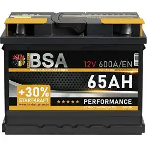 Autobatterie 65Ah BSA Starterbatterie