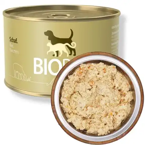 Biopur-Hundefutter BIOPUR Bio Schaf, Reis & Karotten, 12x400g
