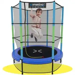 Trampolin 140 cm Kinetic Sports Trampolin Kinder Randabdeckung