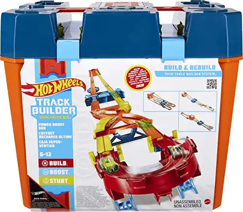 Hot-Wheels-Bahn Hot Wheels GNJ01 Track Builder Power Boost