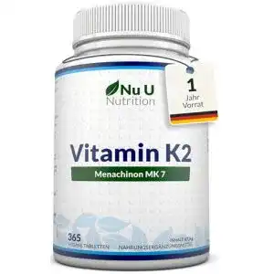 Vitamin K2 Nu U Nutrition MK7 200 µg, 365 Tabletten