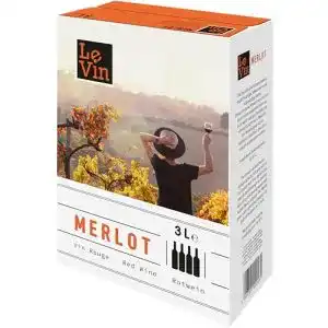 Merlot LEVIN Le Vin Frankreich IGP Bag-in-box (1 x 3 l)