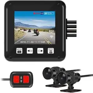 Dashcam Motorrad VSYSTO Motorrad Kamera Doppelobjektiv