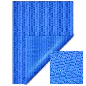 Poolabdeckung Wiltec Pool Solarfolie 4x6m blau Solarplane