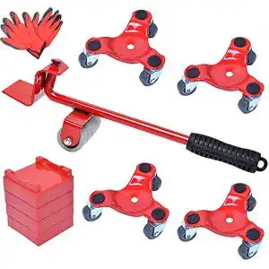 Möbelheber Poweka mit Rollen, Möbeltransport-Set mit 4 Gleiter