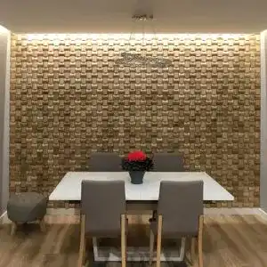 Wandpaneele Wooden Wall Design Wandverkleidung aus Eiche