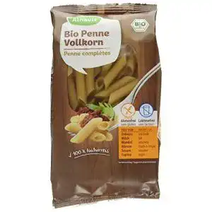 Vollkornnudeln Alnavit Bio Penne Vollkorn-Nudeln, 6 x 250 g