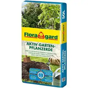 Pflanzerde Floragard Aktiv Garten- 50 Liter mit Langzeitdünger