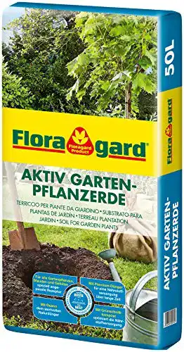 Pflanzerde Floragard Aktiv Garten- 50 Liter mit Langzeitdünger