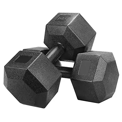 Hantel 10 kg Yaheetech 2 Stück Kurzhanteln 10 Kg Hanteln Set